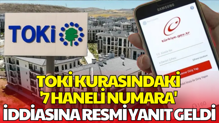 TOKİ Kurasındaki '7 Haneli Numara' İddialarına Cumhurbaşkanlığı’ndan Yalanlama